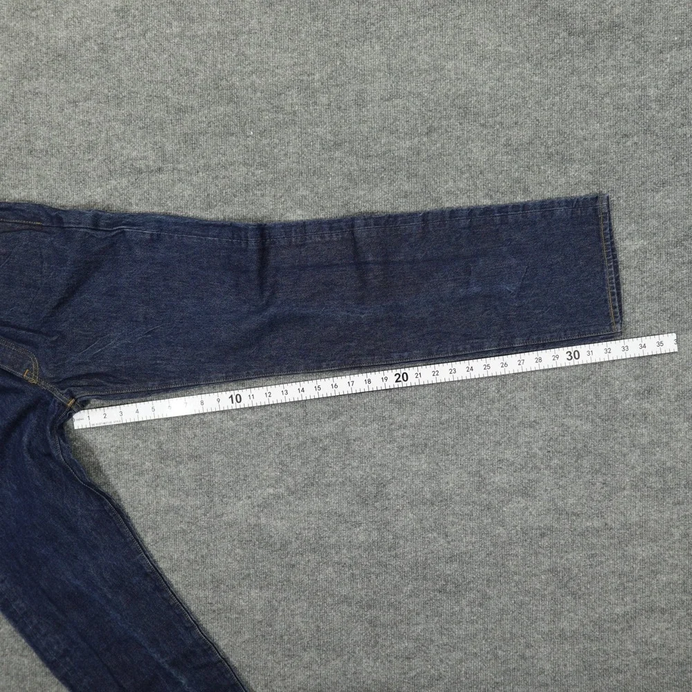 Levis 501 Mens Jeans‎ 33x30 (Tag 34x36) Blue Original Straight Button Fly